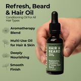Refresh, Beard and Hair Oil