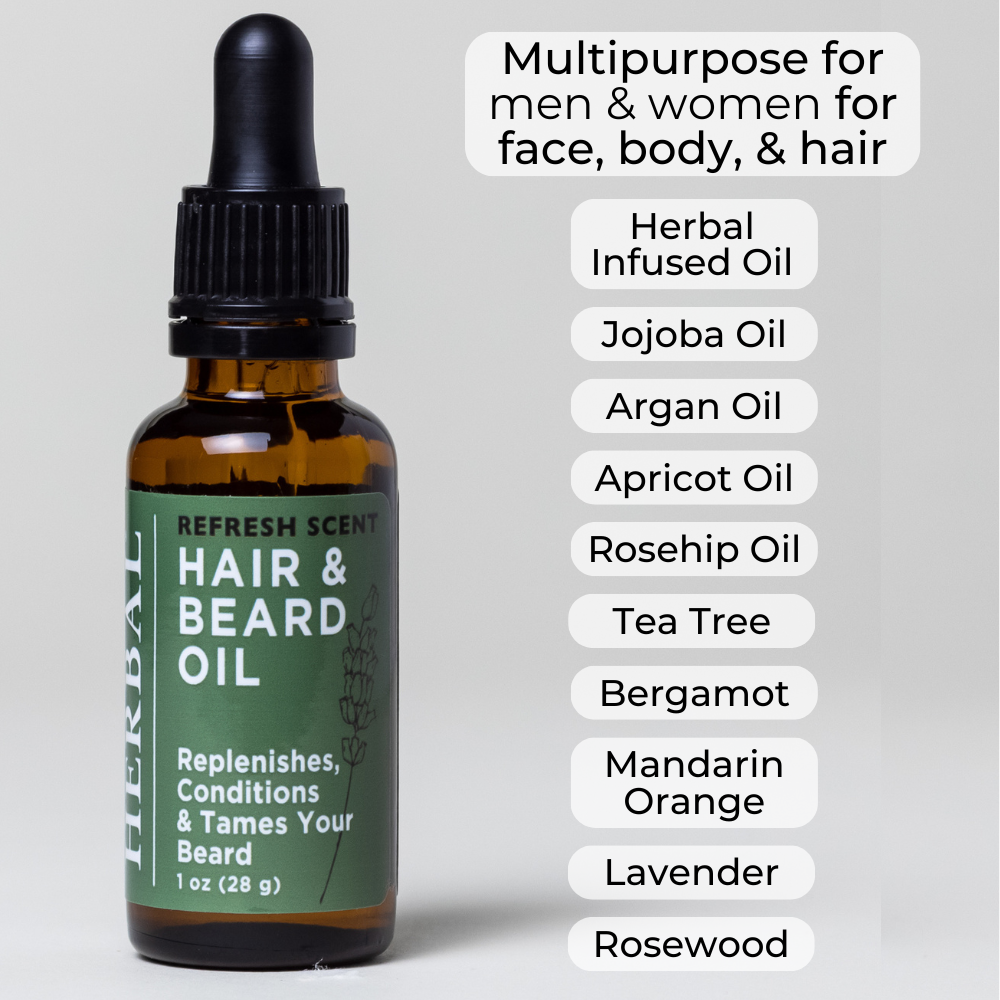 Refresh, Beard and Hair Oil