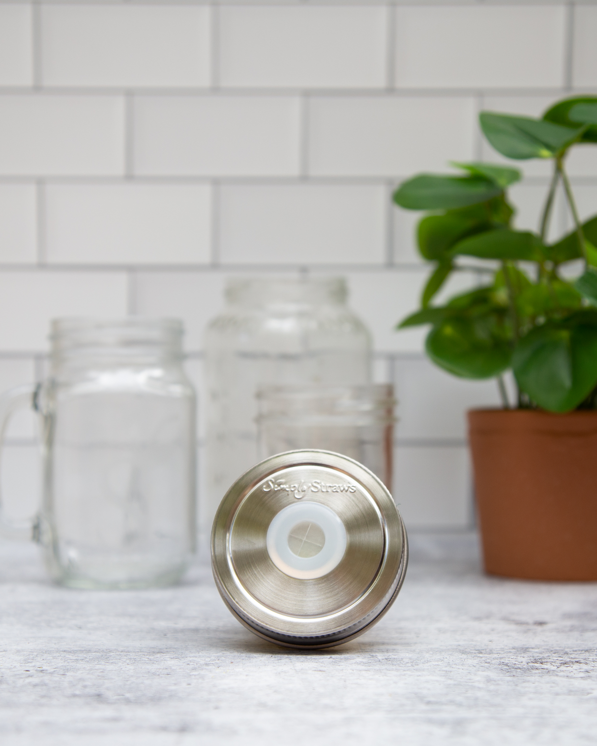 4.0 Mason Jar Straw Lid - Regular Mouth