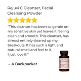 Rejuvi C Cleanser, Facial Cleansing Powder