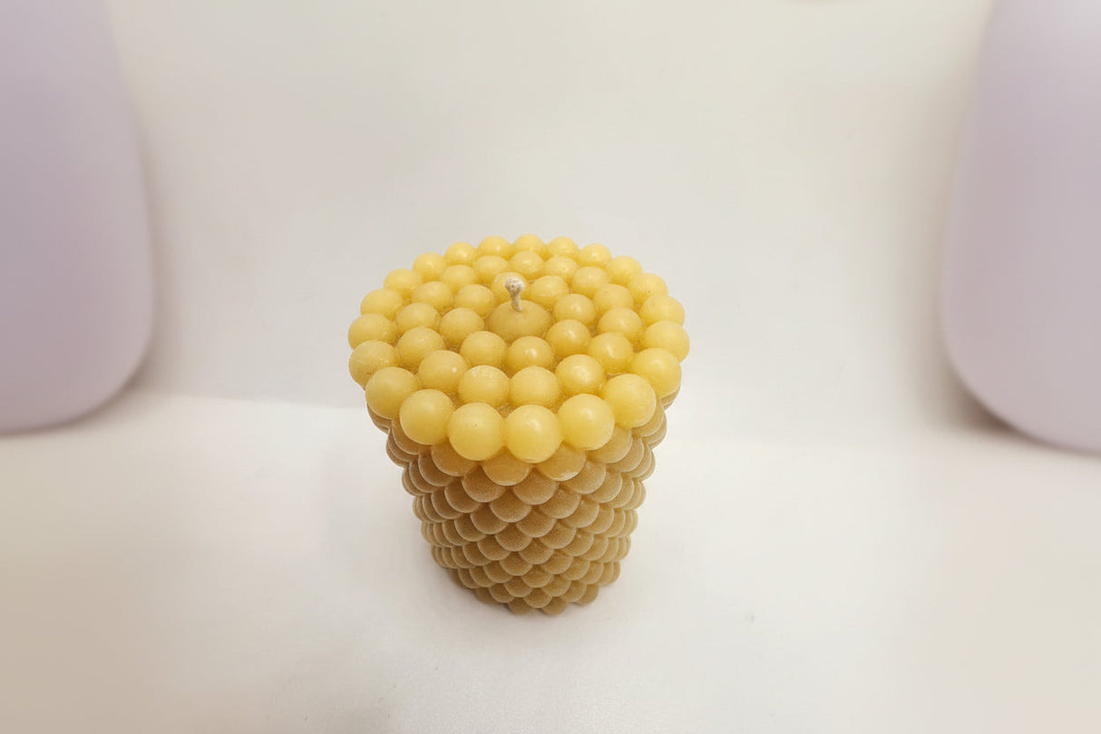 Bubbly Beeswax Candle