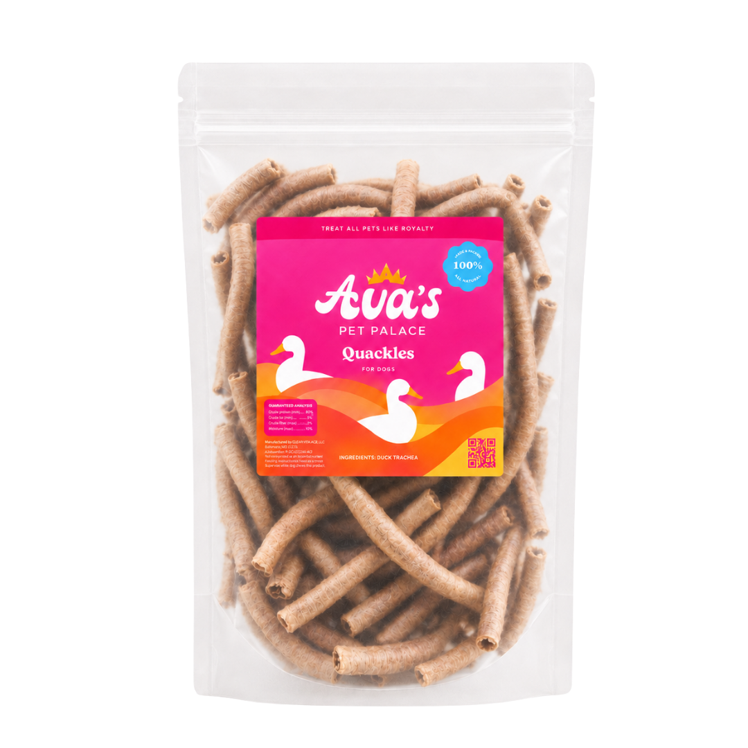 Freeze Dried Duck Trachea - Quackles