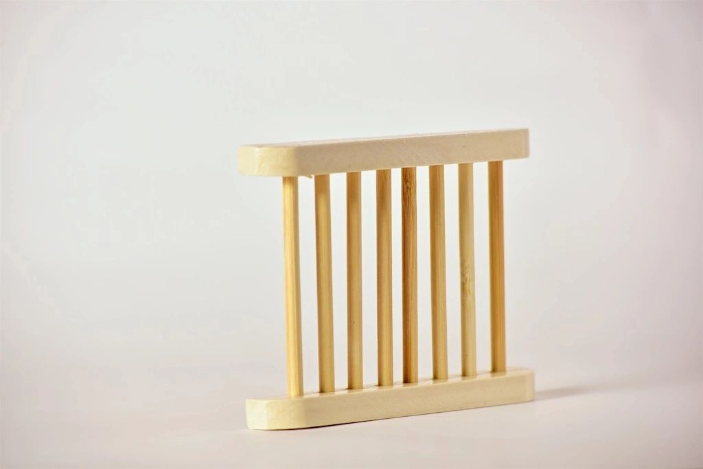 4-Pack Bamboo Soap Dish
