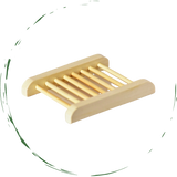 Bamboo Soap Bar Dish. Eco-Friendly