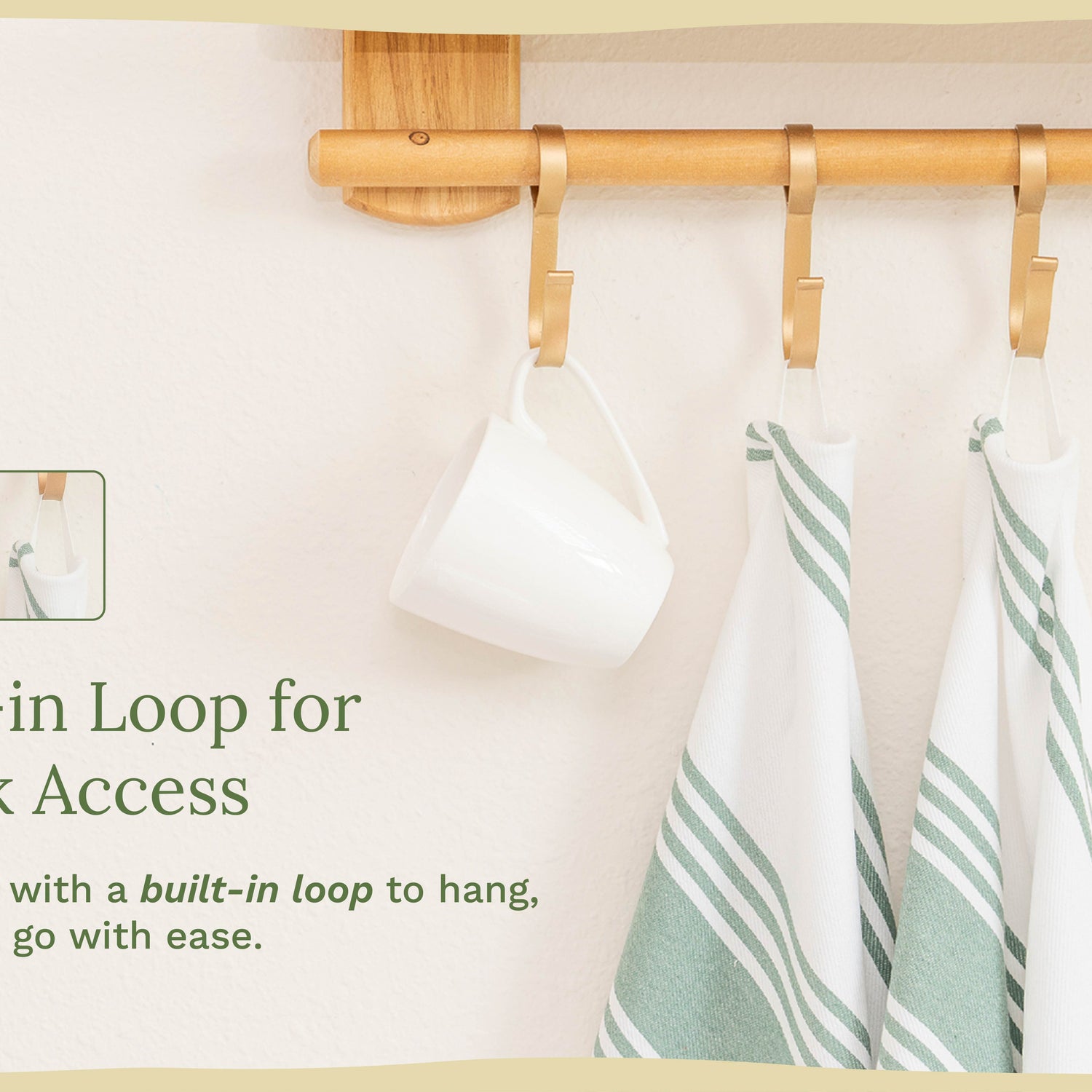 Striped Kitchen Towels