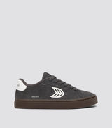 SALVAS Suede Magnet Grey Warm White Logo