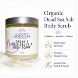 Organic Body Scrub with Dead Sea Salt & Shea Butter
