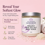 Organic Body Scrub with Dead Sea Salt & Shea Butter
