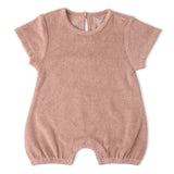 Organic Short Romper - Clay
