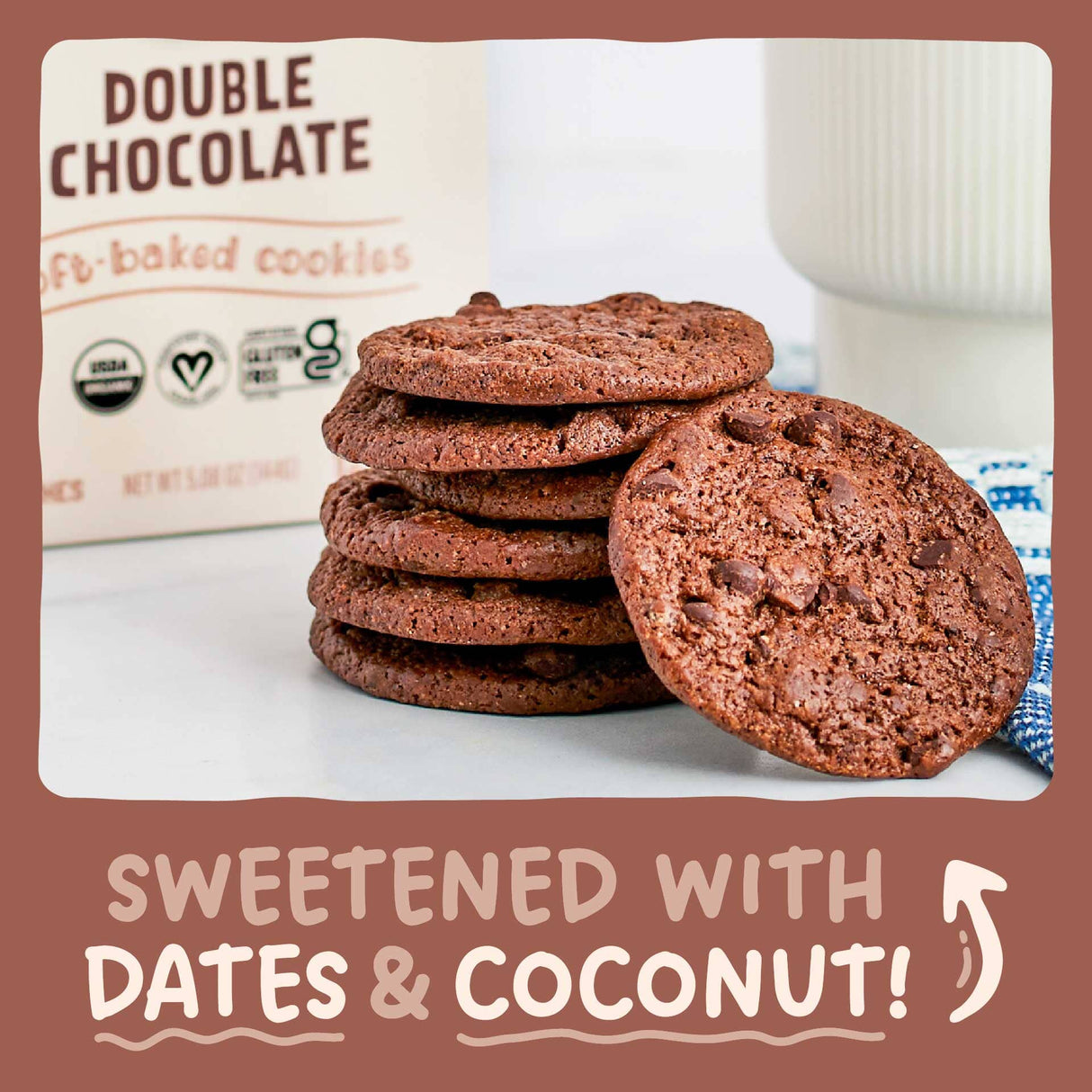 Skout Organic Double Chocolate Soft Baked Cookies