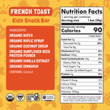 Skout Organic French Toast Kids Bar