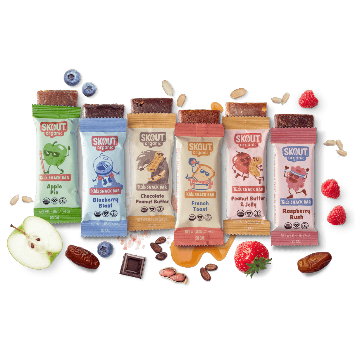 Skout Organic Kids Bar Variety Pack - 36 Pack