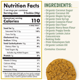 Skout Organic Lemon Poppyseed Soft Baked Cookies