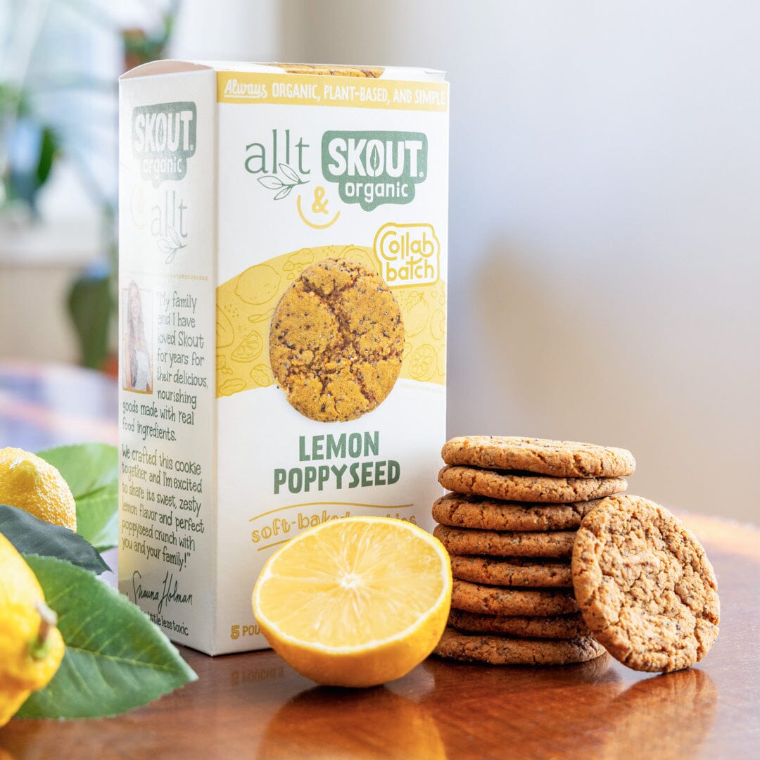 Skout Organic Lemon Poppyseed Soft Baked Cookies