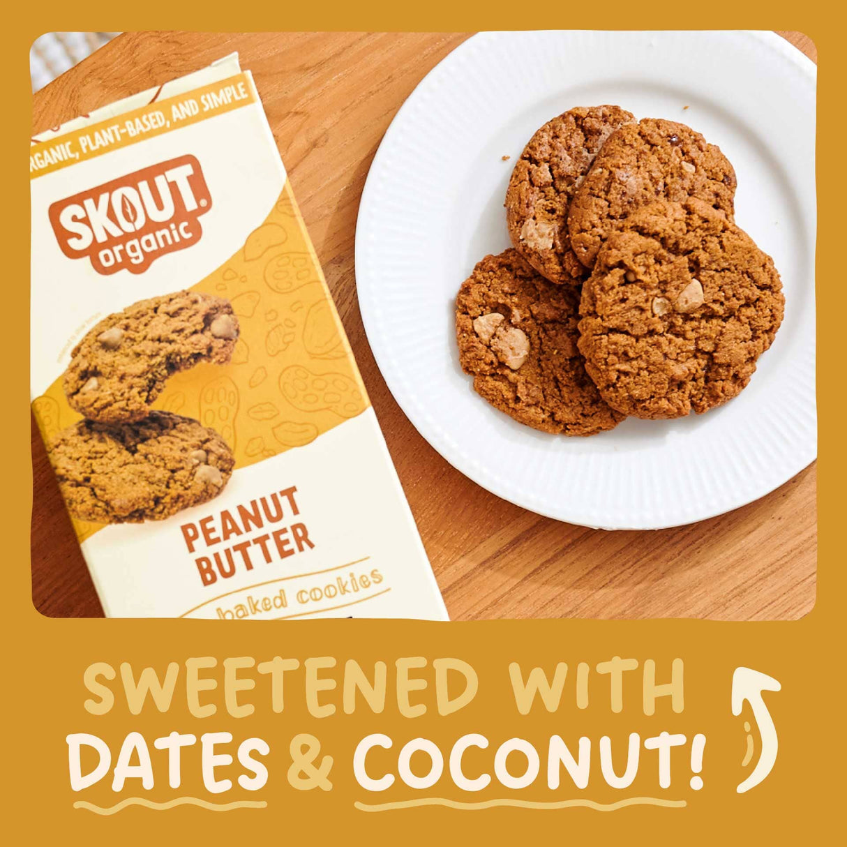 Skout Organic Peanut Butter Soft Baked Cookies