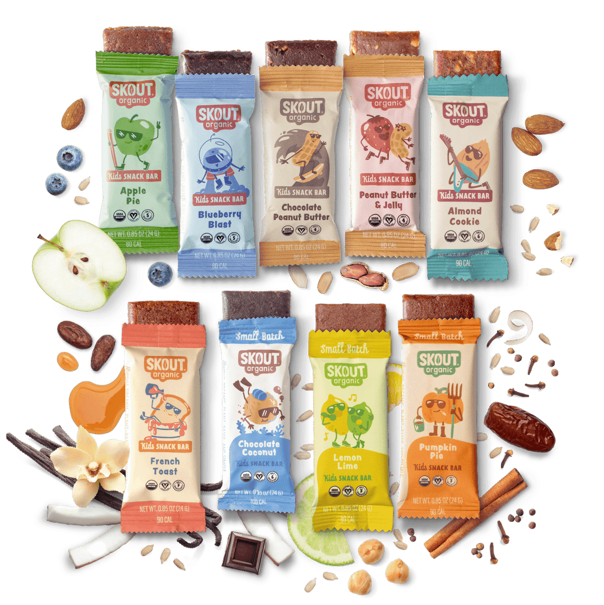 Skout Organic Soft Baked Cookie and Kids Bar Bundle