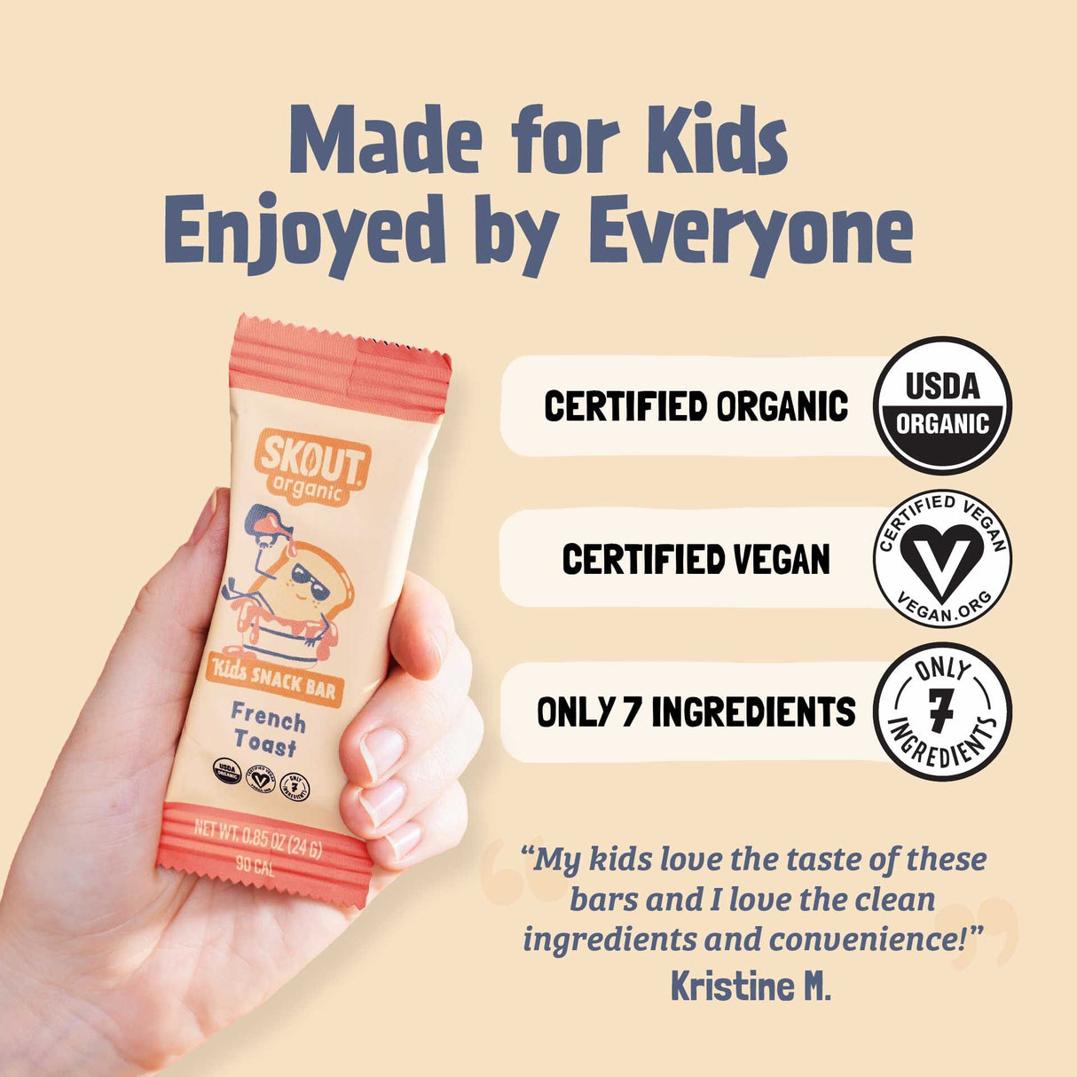 Skout Organic Small Batch Kids Bar Variety Pack - 36 Pack