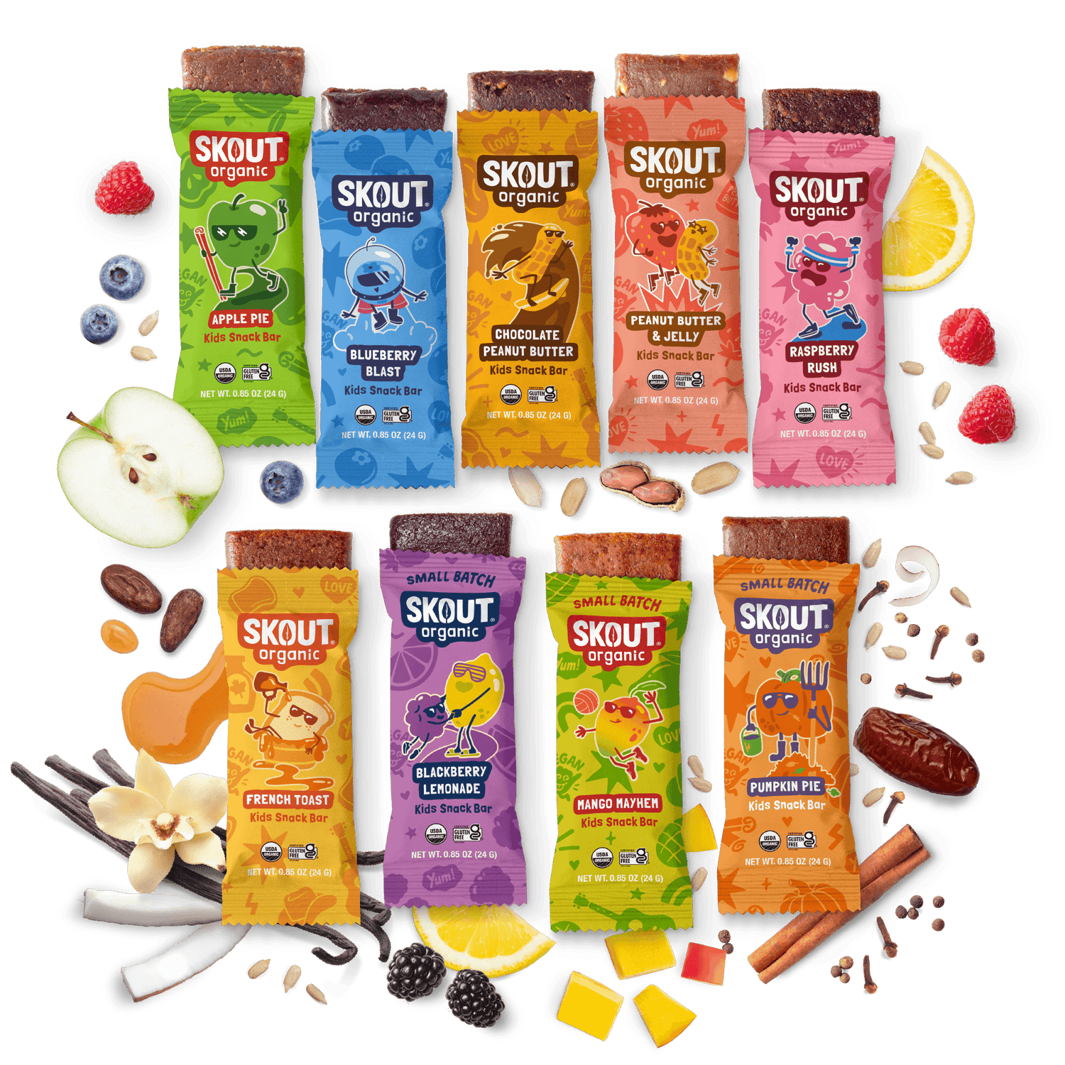 Skout Organic Soft Baked Cookie and Kids Bar Bundle