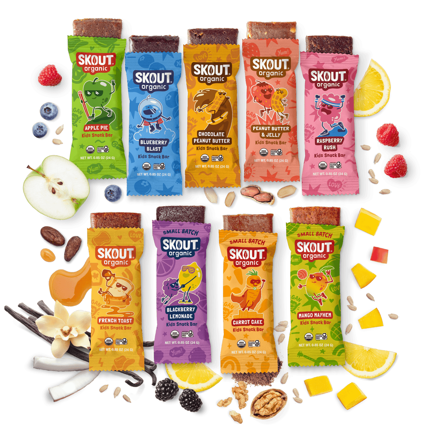 Skout Organic Soft Baked Cookie and Kids Bar Bundle
