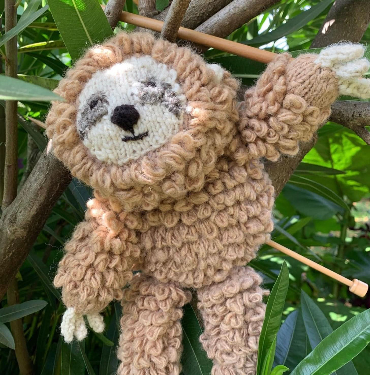 Wool Knit Buddy  | Sam the Sloth