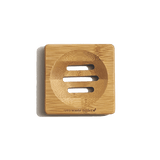 Small Square Bamboo Soap Dish