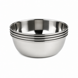 Truck Stainless Steel Kids Bowls — Set of 4 Construction Truck Designs | BPA-Free, Dishwasher Safe | Busy Benny