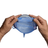 Stretchy Bowl Lids 6 Pack - Food-Safe Silicone