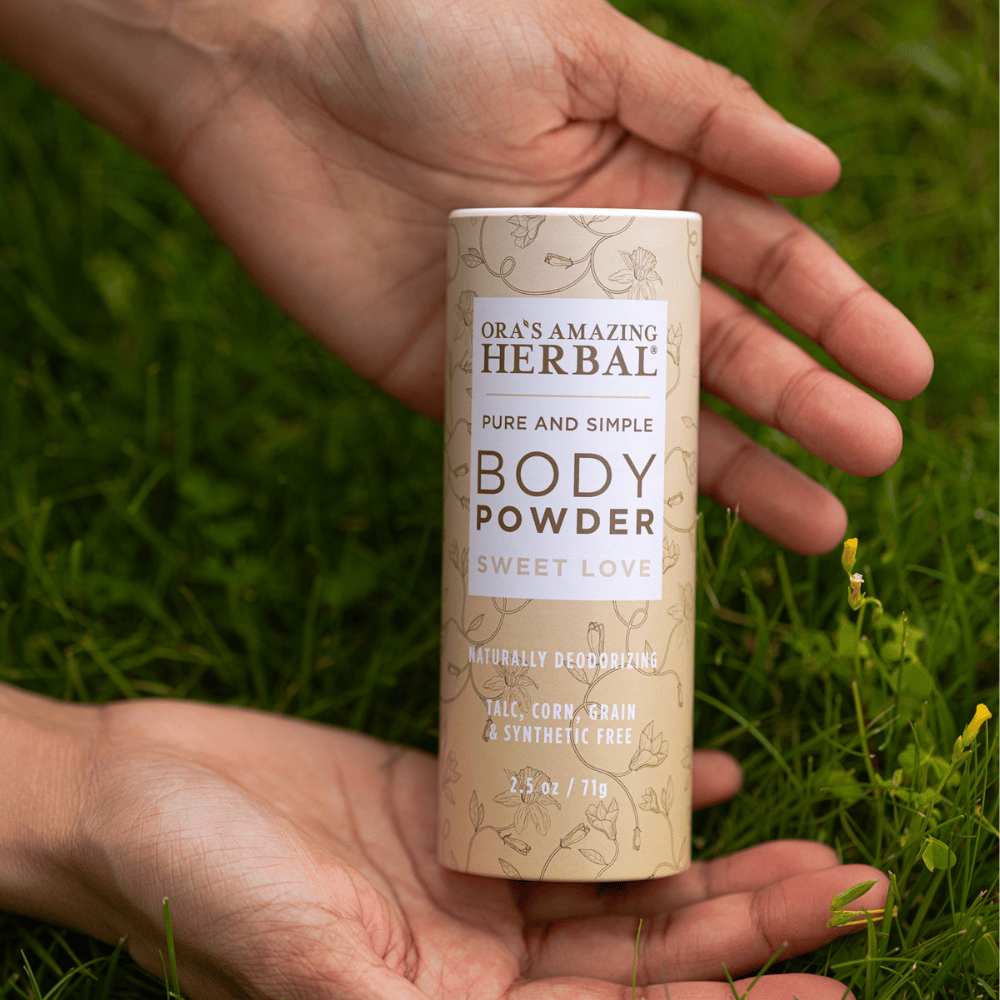 Talc Free Body Powder, Sweet Love Vanilla