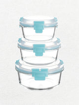 High Top Lid Round Containers