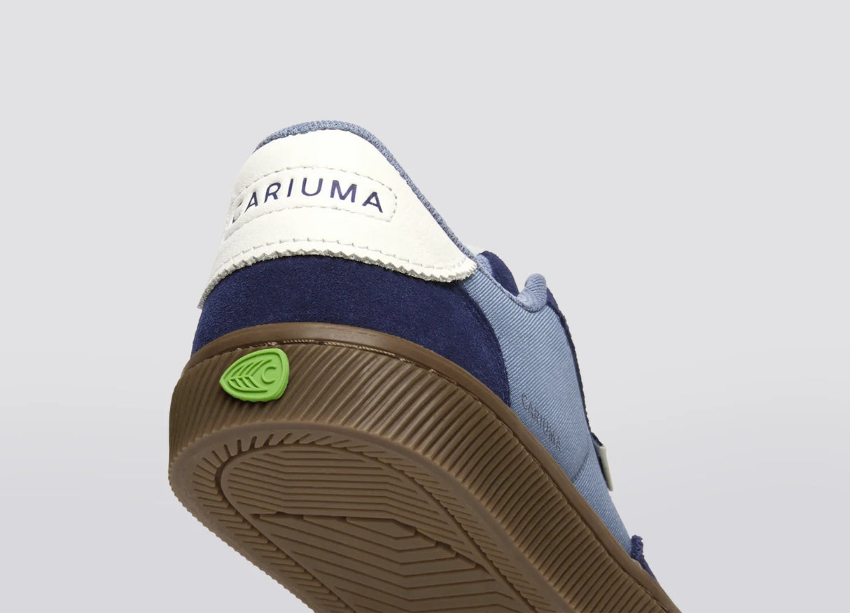 TOCA Nylon Teak Mirage Blue Suede Bright Navy