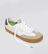 TOCA Pebbled Leather Gum White Suede Plaza Taupe Dark Khaki