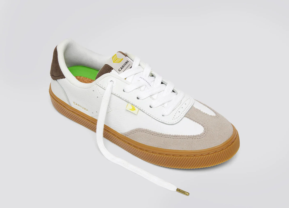 TOCA Pebbled Leather Gum White Suede Plaza Taupe Dark Khaki