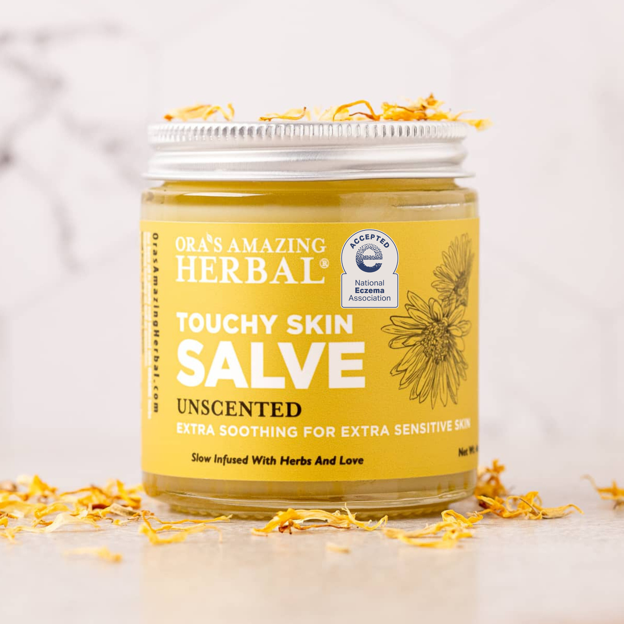 Touchy Skin Salve, Eczema Cream Ointment for Sensitive Skin