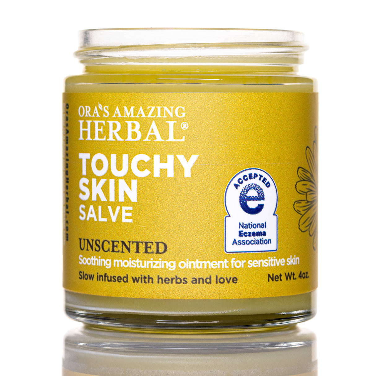 Touchy Skin Salve, Eczema Cream Ointment for Sensitive Skin