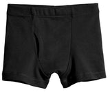 Boys Organic Cotton Boxer Brief | Black