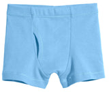 Boys Organic Cotton Boxer Brief | Bright Light Blue