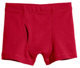 Boys Organic Cotton Boxer Brief | Red