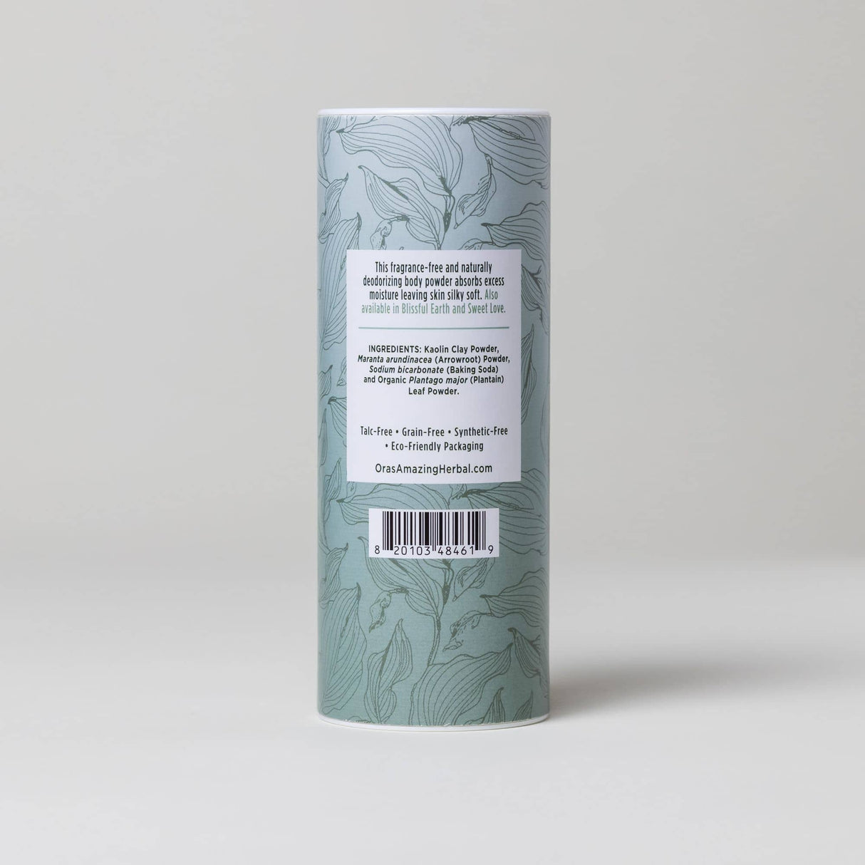 Talc Free Body Powder, Unscented