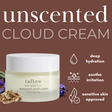 Unscented Cloud Cream -3pk