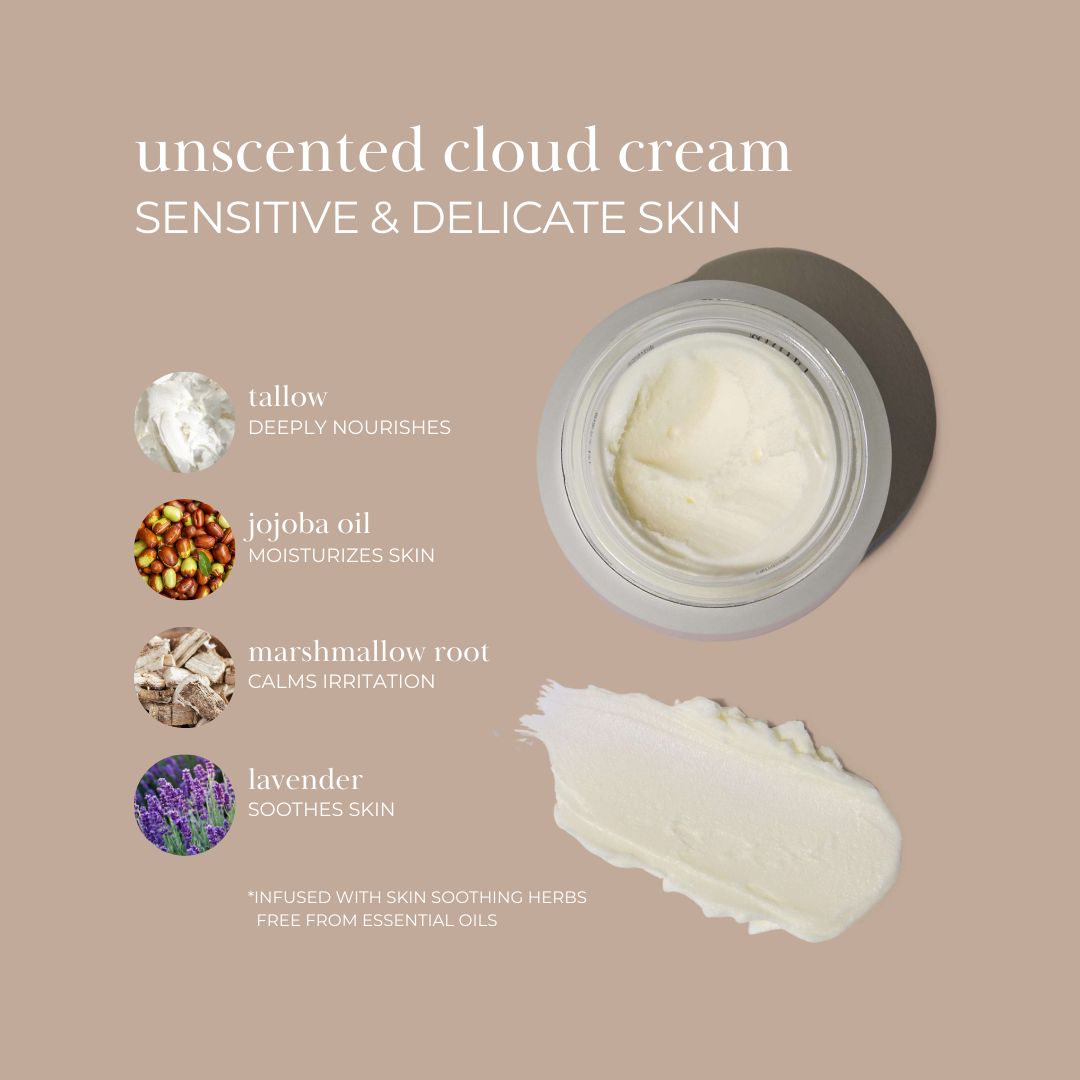 Unscented Cloud Cream -3pk