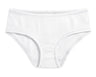 Girls Organic Cotton Brief | White