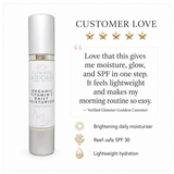 Organic Vitamin C Face Cream Reef-Safe SPF 30 - Brightens and Tightens Skin