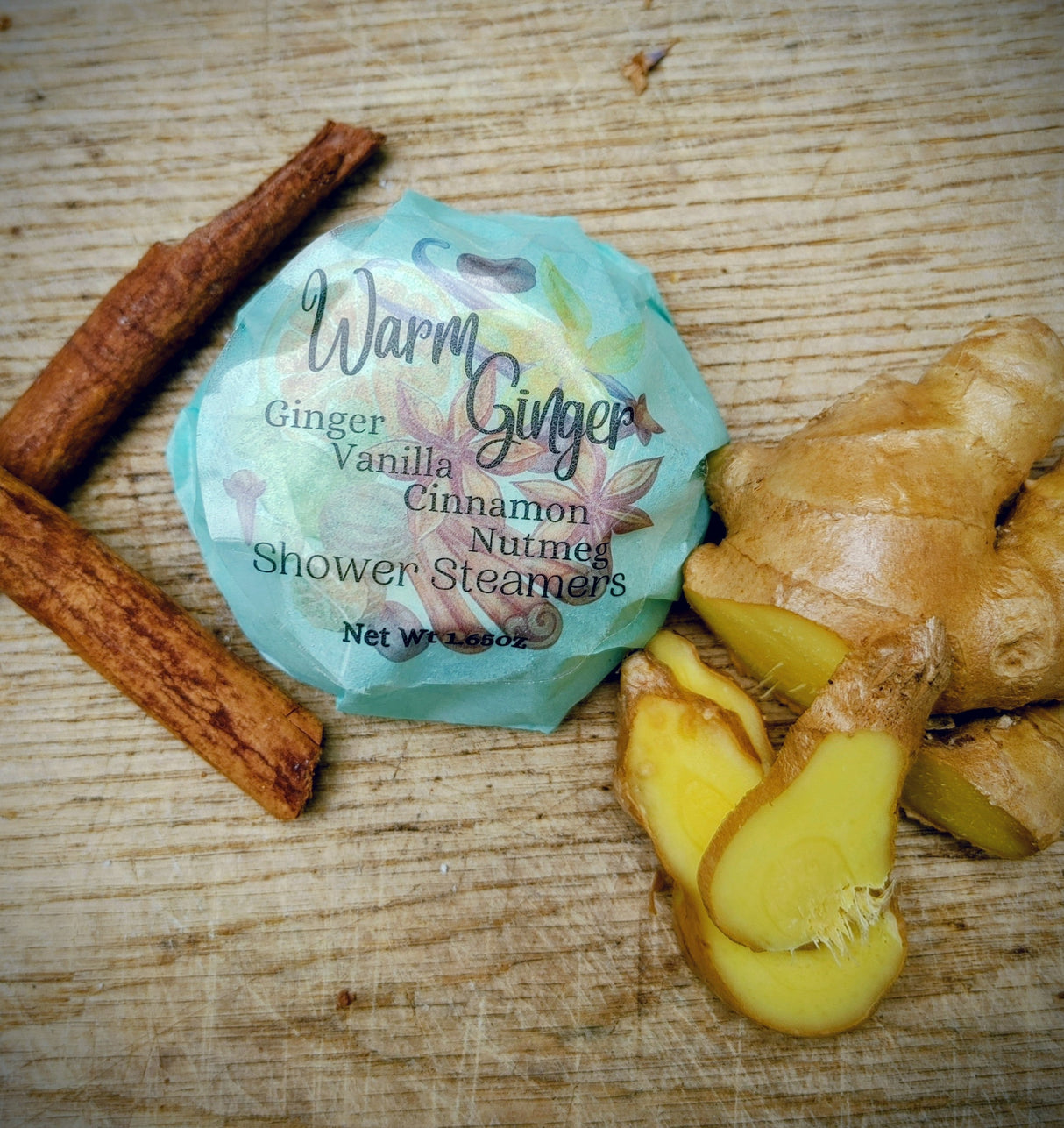 "Warm Ginger" Shower Steamer