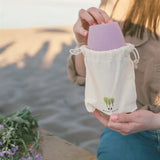 Portable Silicone Travel Wine Glasses + Travel Bag