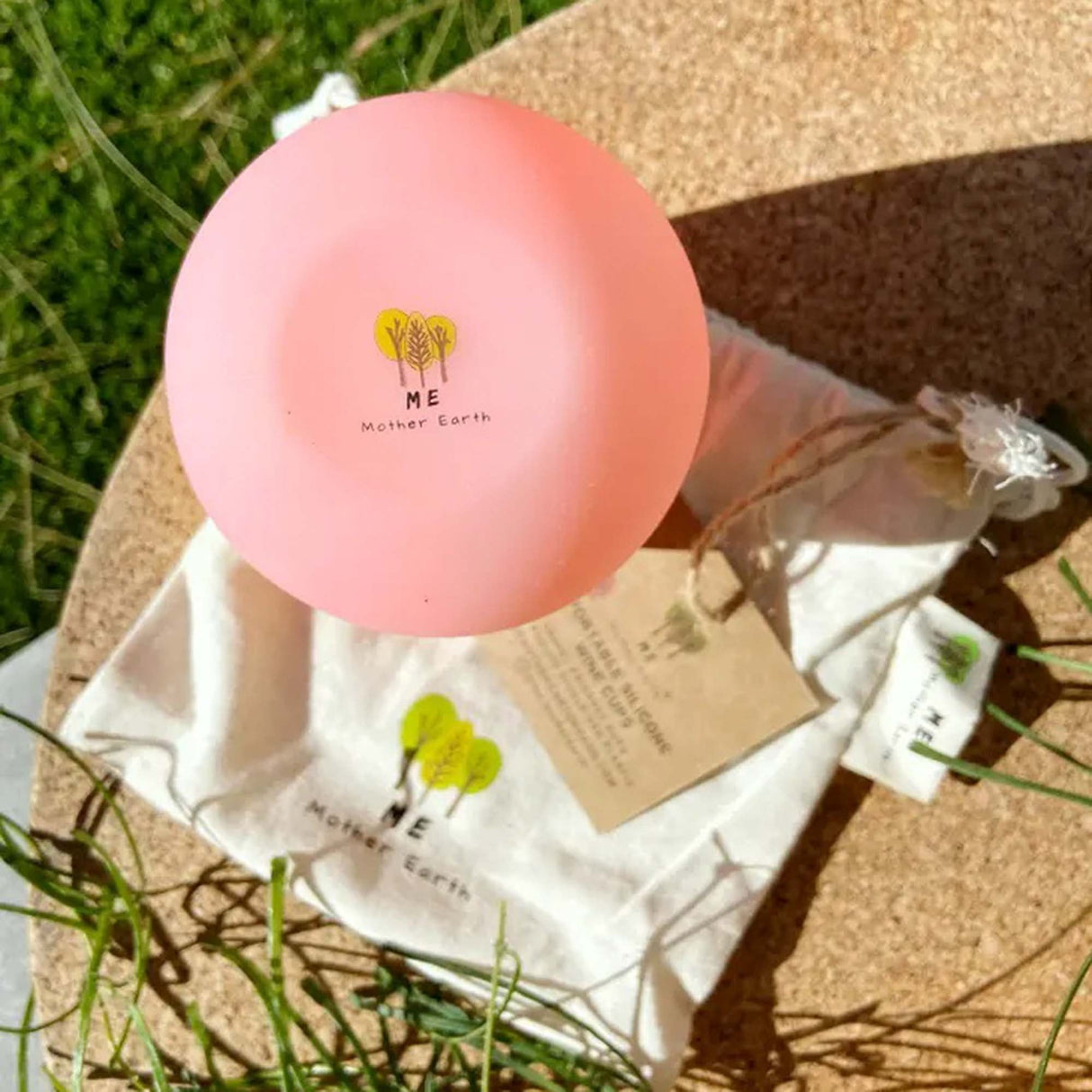 Portable Silicone Travel Wine Glasses + Travel Bag