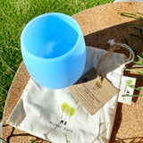 Portable Silicone Travel Wine Glasses + Travel Bag