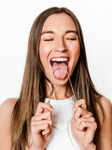 Stainless Steel Tongue Scraper – Ayurvedic Oral Detox Tool for Fresh Breath & Bad Breath Relief