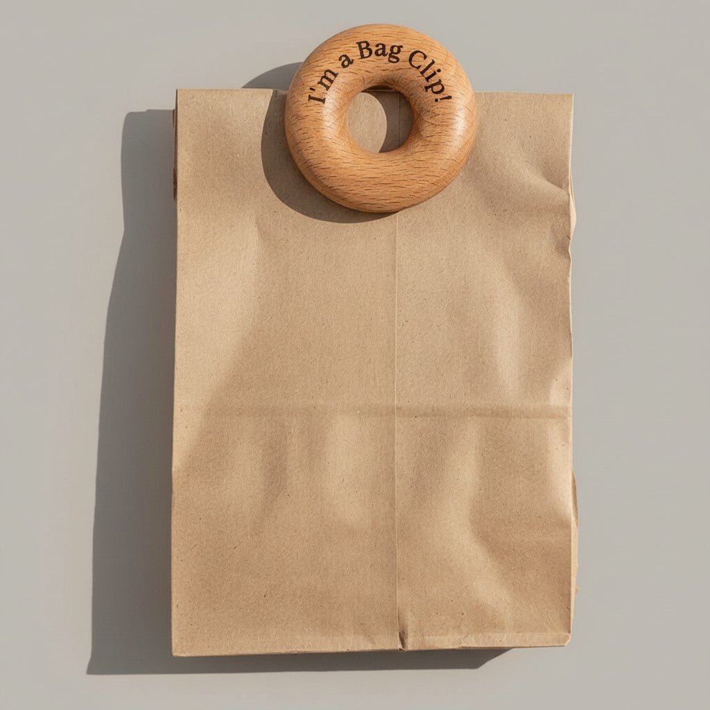 Wooden Bag Clip