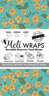 Beeswax Food Wrap - Puakenikeni Print