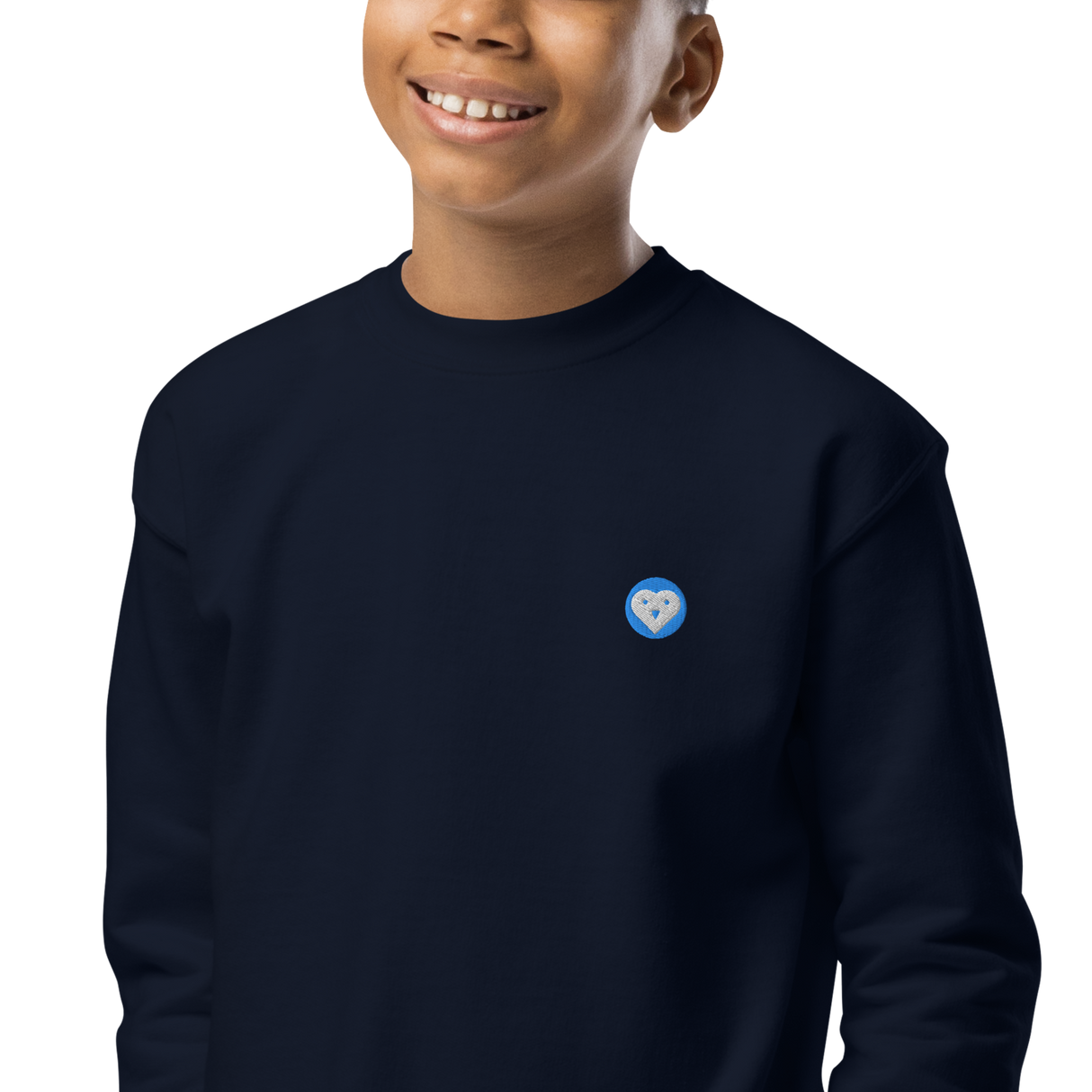 Organic Kids Lead with LOVE Crewneck Sweatshirt